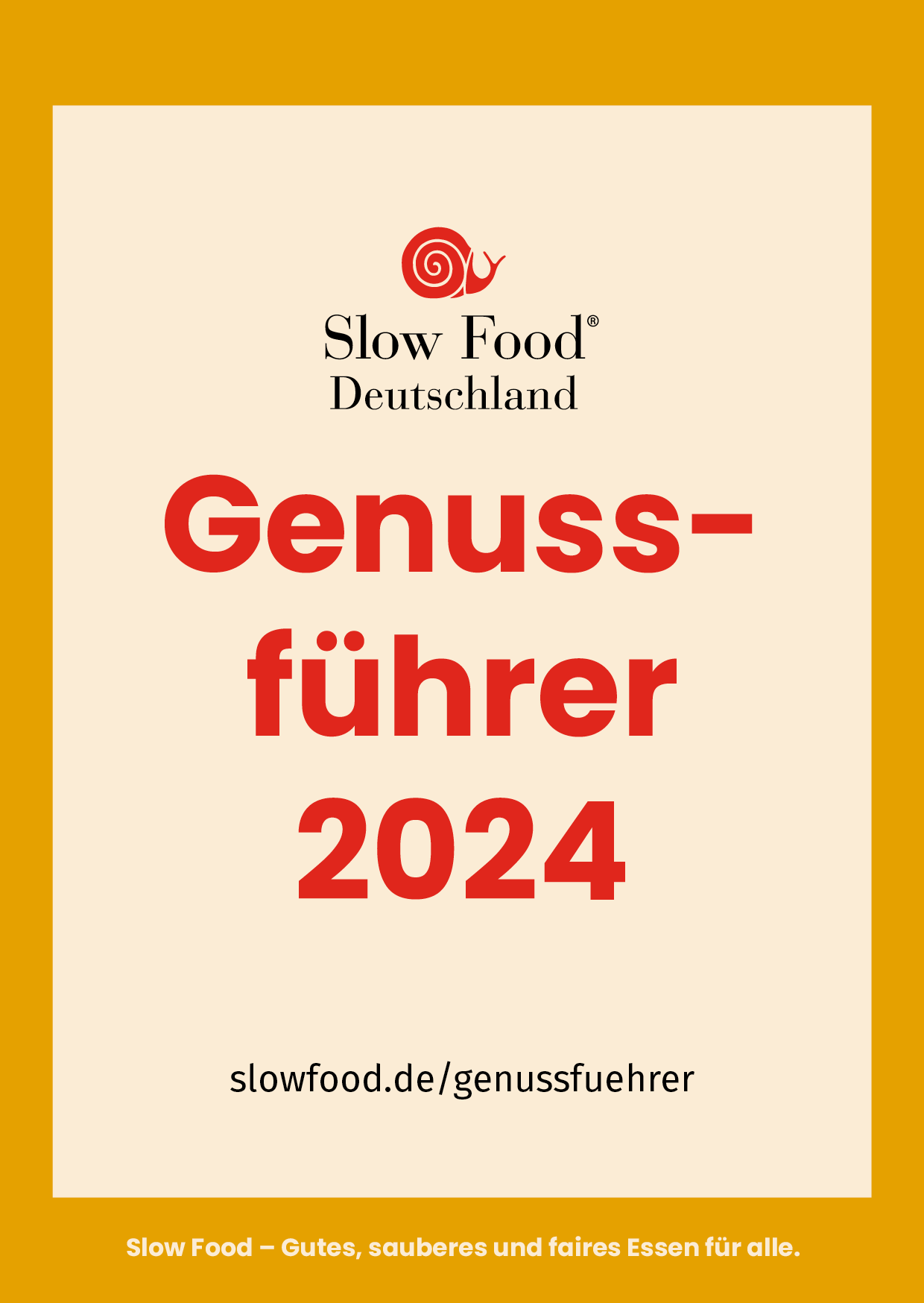 Slow Food Genussführer 2024